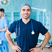Ethnic male doctor